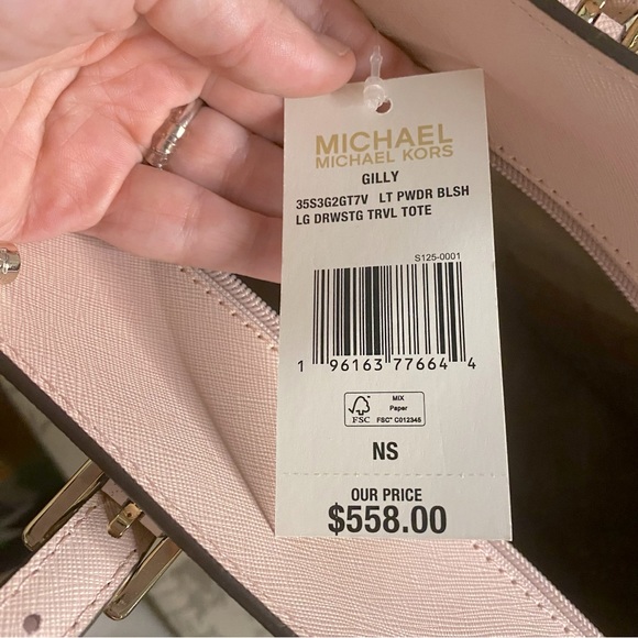 Limited Edition Michael Kors Gilly Large Drawstring Travel Tote NWT - Picture 8 of 8